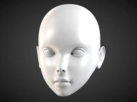 BJD Doll Head | 3D