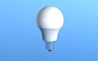 LED LIGHTBULB REAL SIZE
