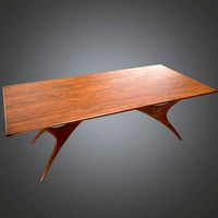 MCN - Retro Table Midcentury 08 - PBR Game Ready