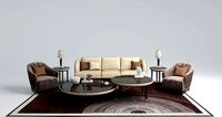 Turri set sofa Noir colection