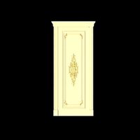 door High quality 3d models for processing on a cnc machine
