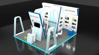Exhibition stand 6 x 6 meters