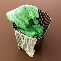 Basket with Towels