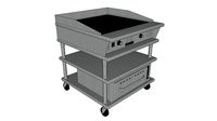 Restaurant Char Broiler with Heat Drawer