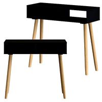 Vida XL Pinienholz console table