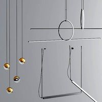 Flos Linear Suspension And Dora Pendant