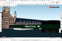 Kings Cross St Pancras London underground station Full station
