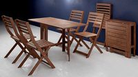 Table and Chairs APPLARO Set