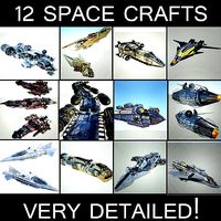 Space Ship Collection - 12 Ships