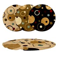Round Rug Set 268