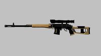Sci-Fi Dragunov Sniper - Kalashnikov Gun Weaponry