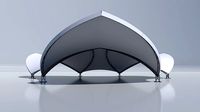SaddleSpan Tent tensile structure