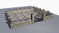 Stone fence wall pack 2
