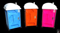 Portable Toilet 3 color PBR