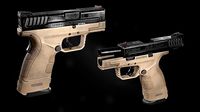 Springfield XD Mod2 game-ready model