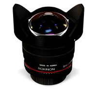 Rokinon 8mm F 3-5 AS IF UMC Fish-eye CS II AE Nikon F mount Lens