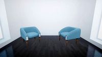 Oldschool Blue Chair