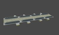 Pontoon bridge