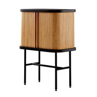 Jalousie-door bedside table