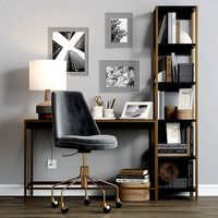 Zane Black Office Workplace West Elm