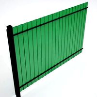 Fence made of profiled sheet