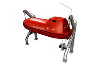 Ship Davit With Rescue Boat