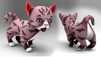 Cute Cartoon Cat Animated