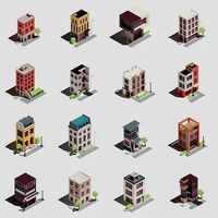 Four-sided buildings 1