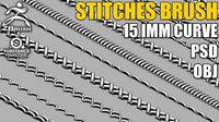 IMM Stitches Brush for Zbrush and Substance Painter