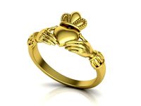 Claddagh ring | 3D