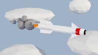 Low Poly Heatseeking Missile for Mobile Games