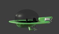 Jetsons Cartoon Jet Flying Car