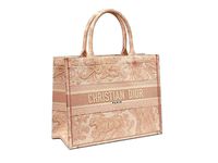 Dior Bag Small Book Tote Pink Toile