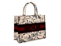 Dior Bag Small Book Tote Multicolor Dioramour Graffiti