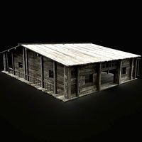 MEDIEVAL SAWMILL WAREHOUSE STORAGE WORKSHOP BUILDING INDUSTRIAL