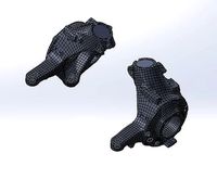 PORSCHE 987 and 986 REAR UPRIGHTS DRIVER and PASSENGER