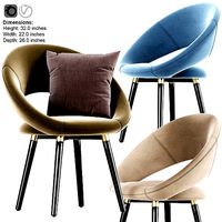 Smiley Modern Armchair Finch Fox
