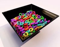 Ring Colored cereal