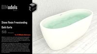 0158 Stone Resin Freestanding Bath Karla