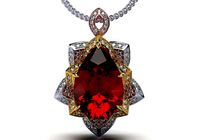 Jewelry Pendant Flower Style 3D Design- CC123 | 3D