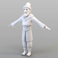 Cartoon Ottoman Old Man