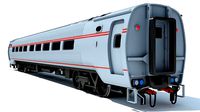 Passenger Train Car 3D
