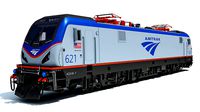 3D Amtrak Electric Locomotive