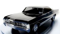 Vintage Classic Car Chevrolet Impala 1967 PBR more Bonus