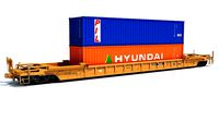 Double Stack Container Railcar