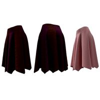Skirts Handkerchief Paneled