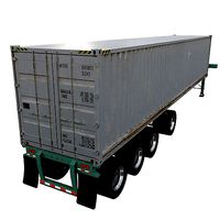 Container semi trailer