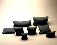 Pillow Set 3d Model