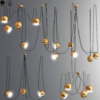 Aim pointed lighting set Gold