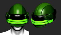 helmet high poly sculpt 3d printable ver 7 3D model